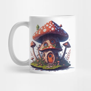 Magic mushroom house Mug